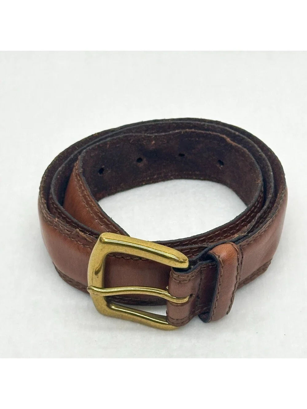 Brown Genuine Leather Top Grain Belt Men’s Size 36-38